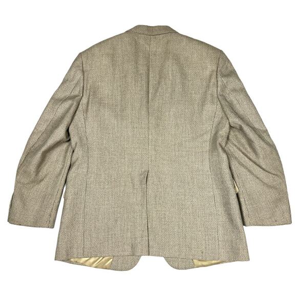 Hart Schaffner & Marx Suit Jacket Tan Two-Button Long Sleeve Sport Coat Men' 42S - Picture 2 of 14